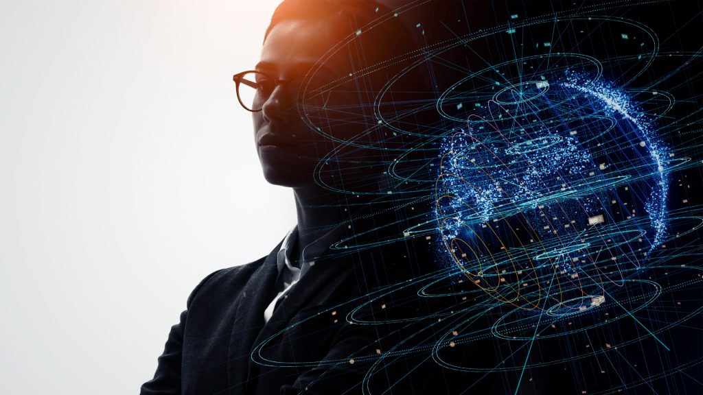 artistic image showcasing the emotion of entering the era of Agentic AI